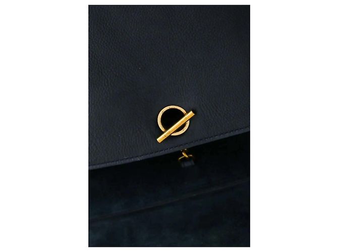 Jerome Dreyfuss Borsa a tracolla in pelle blu - vista 5