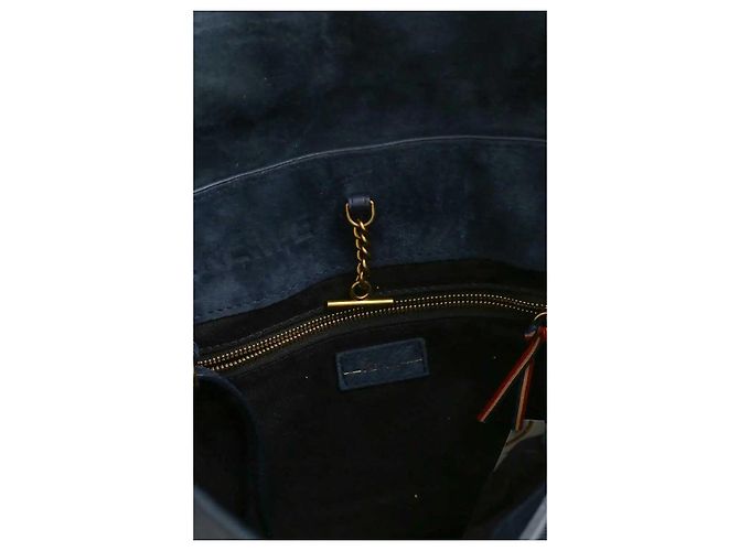 Jerome Dreyfuss Borsa a tracolla in pelle blu - vista 7