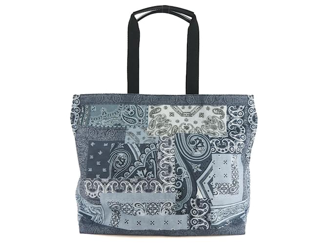 Borsa tote in cotone blu Etro - vista 4