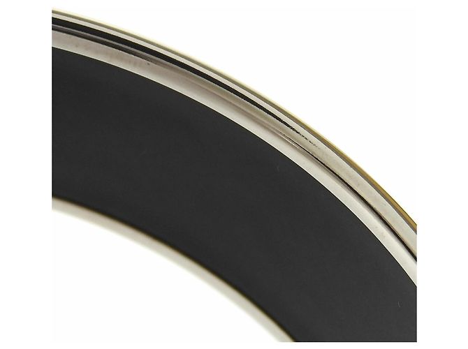 Bracciale Cloisonné Arancione e Argento Hermès - vista 9
