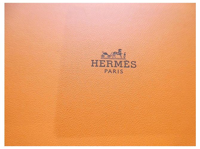 Hermès box for mini Kelly 2 bag with its chevron canvas dustbag Orange - view 3