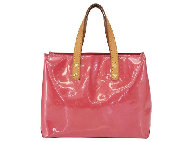 Borsa Reade Monogram Vernis PM di Louis Vuitton Rosa - vista 2