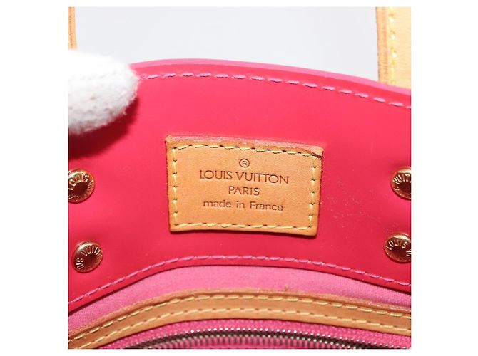 Borsa Reade Monogram Vernis PM di Louis Vuitton Rosa - vista 6