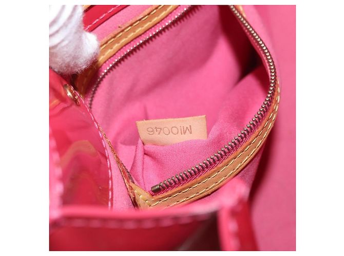 Borsa Reade Monogram Vernis PM di Louis Vuitton Rosa - vista 7