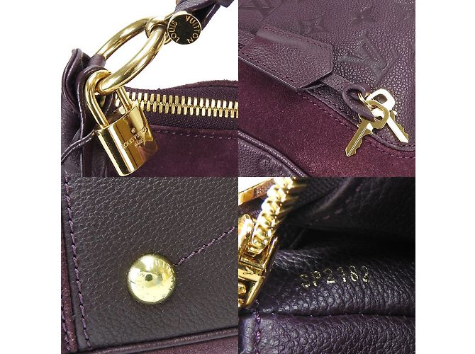 Borsa Monogram Empreinte Louis Vuitton Porpora - vista 6