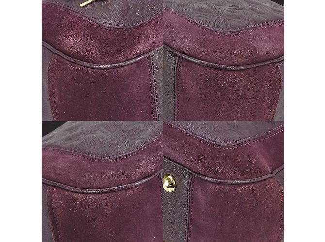 Borsa Monogram Empreinte Louis Vuitton Porpora - vista 7