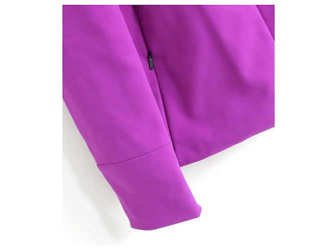 Veste de ski matelassée Fendi rouge et violet - vue 4
