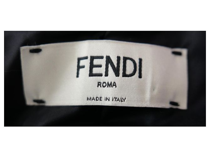 Veste de ski matelassée Fendi rouge et violet - vue 8