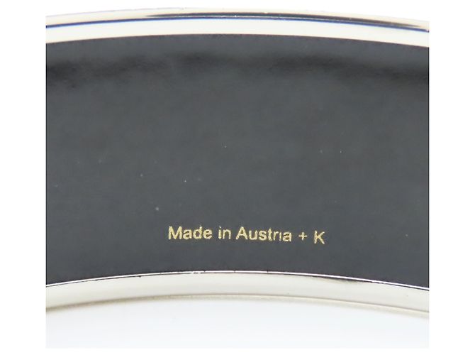 Bracciale in smalto GM di Hermès Argento Multicolore Bordò - vista 8