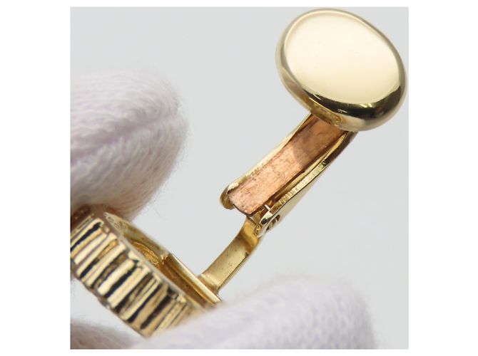 Orecchini a clip dorati Christian Dior con strass D'oro - vista 8