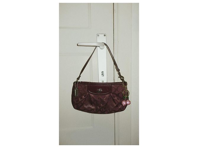 Vintage Coach Mini Tasche Lila - Ansicht 2