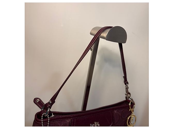 Vintage Coach Mini Tasche Lila - Ansicht 8