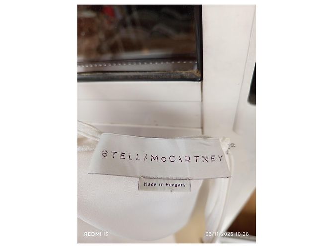 Stella Mc Cartney Stella McCartney Kleid Creme Viscose Roh - Ansicht 9