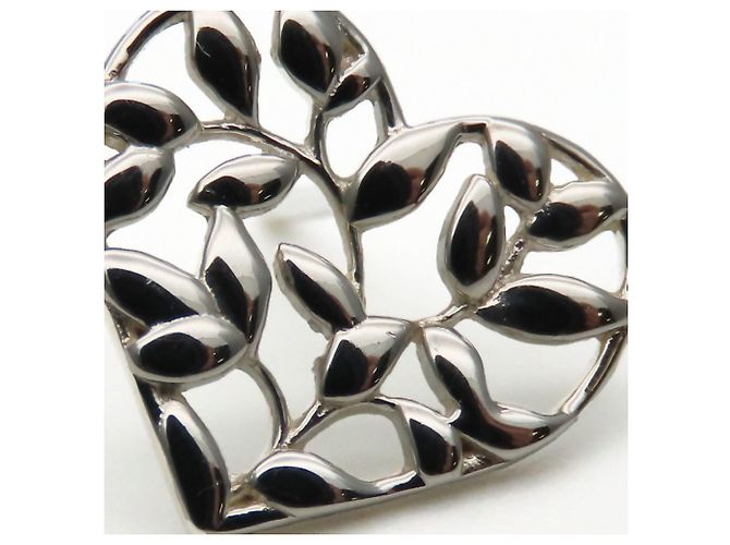 Herzohrringe mit Olivenblättern Tiffany & Co. Silber - Ansicht 8