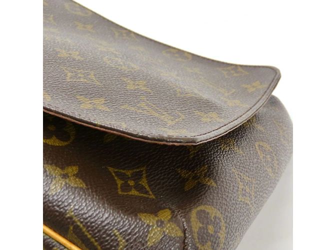 Borsa a Spalla Musette Salsa Louis Vuitton Marrone - vista 9
