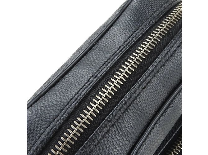 Borsa a Spalla Damier Graphite Louis Vuitton Marrone Nero - vista 8
