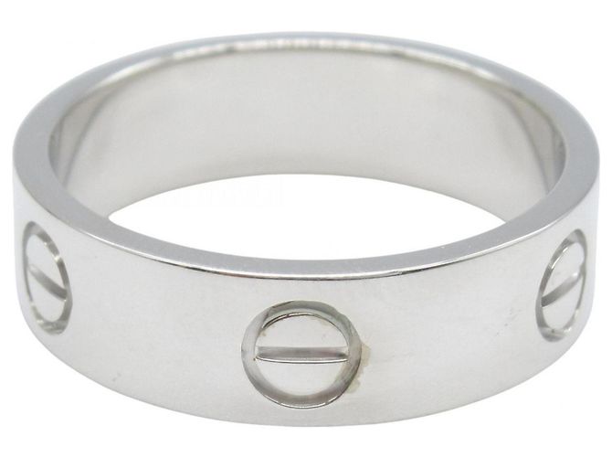 Cartier Love Ring aus 18K Weißgold Silber - Ansicht 2