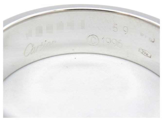 Cartier Love Ring aus 18K Weißgold Silber - Ansicht 3