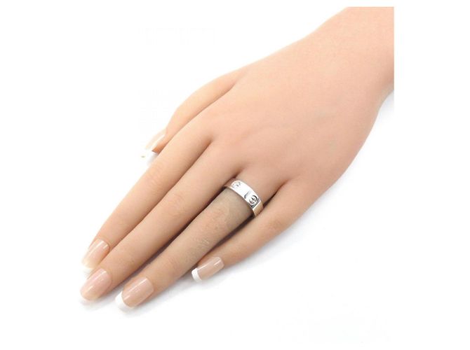 Cartier Love Ring aus 18K Weißgold Silber - Ansicht 6