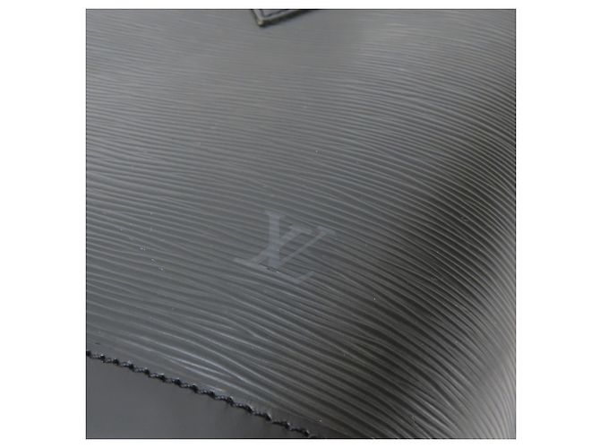 Borsa Louis Vuitton Alma in pelle Epi nera Nero - vista 11