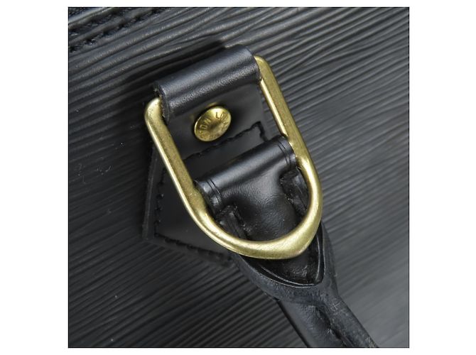Borsa Louis Vuitton Alma in pelle Epi nera Nero - vista 13