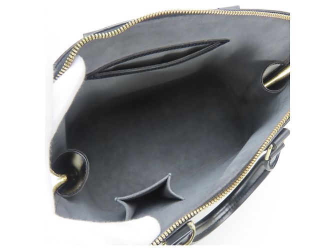 Borsa Louis Vuitton Alma in pelle Epi nera Nero - vista 21