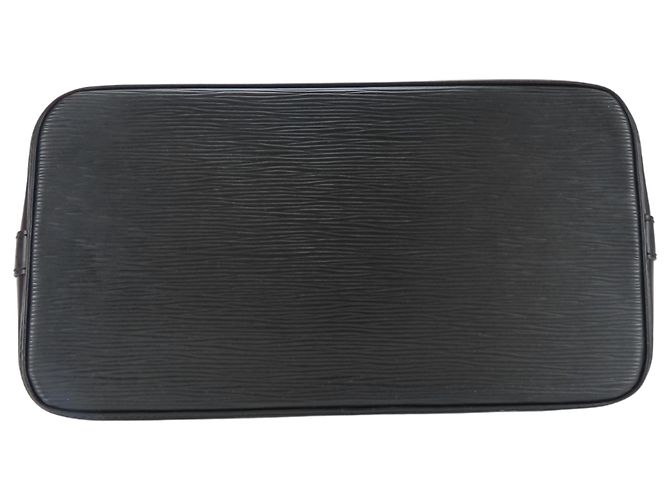 Borsa Louis Vuitton Alma in pelle Epi nera Nero - vista 6