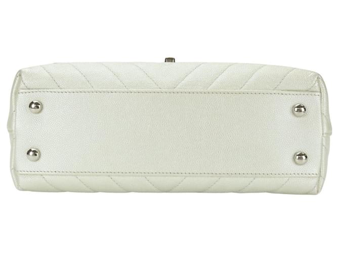 Borsa Chanel Coco Handle XS Bianco - vista 5