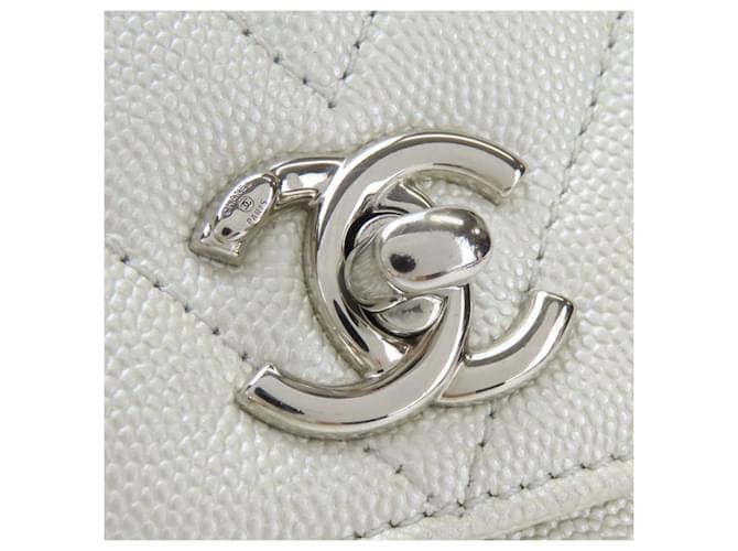 Borsa Chanel Coco Handle XS Bianco - vista 6