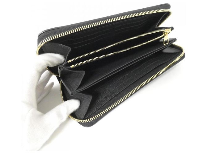 Cartera Zippy Monogram Empreinte Louis Vuitton Negro Monograma - vista 6