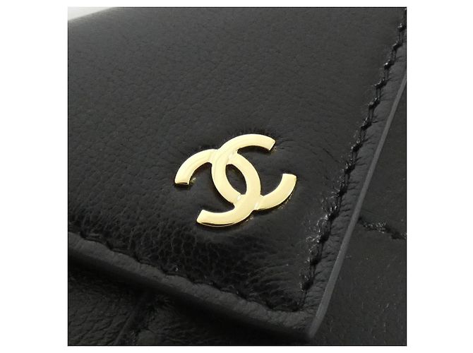 Tarjetero de cuero negro Chanel AP5041 - vista 7