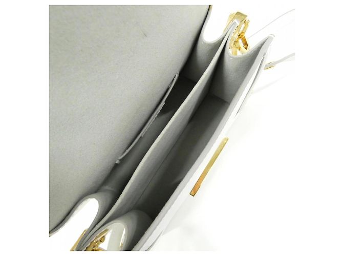 Borsa a Spalla Mini Dauphine Epi Louis Vuitton Bianco - vista 10