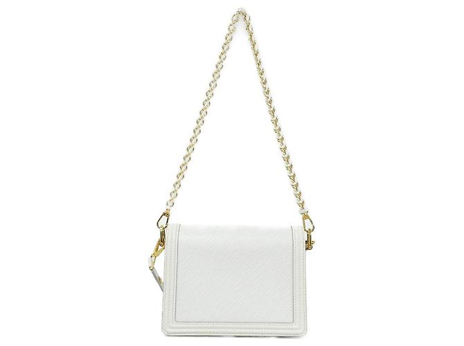 Borsa a Spalla Mini Dauphine Epi Louis Vuitton Bianco - vista 2