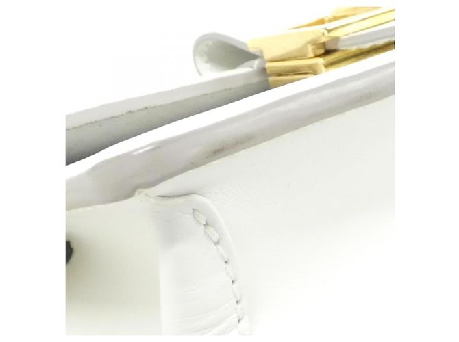 Borsa a Spalla Mini Dauphine Epi Louis Vuitton Bianco - vista 3