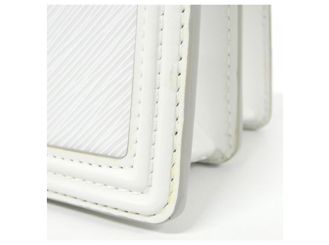 Borsa a Spalla Mini Dauphine Epi Louis Vuitton Bianco - vista 4