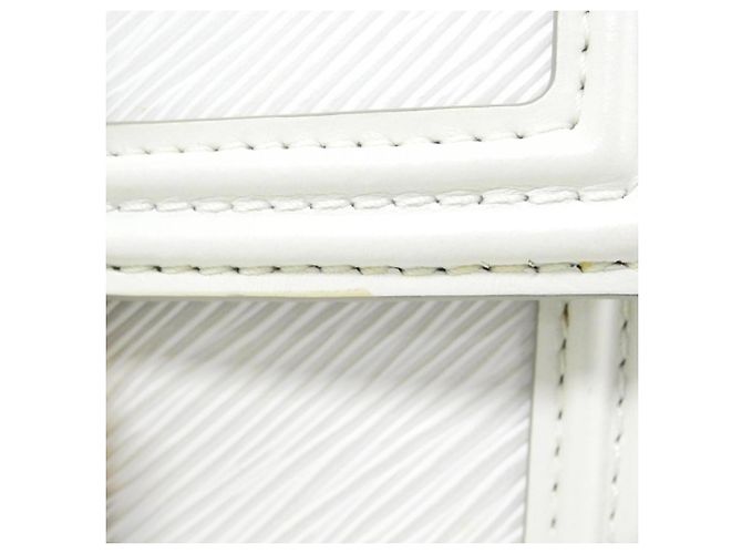 Borsa a Spalla Mini Dauphine Epi Louis Vuitton Bianco - vista 5