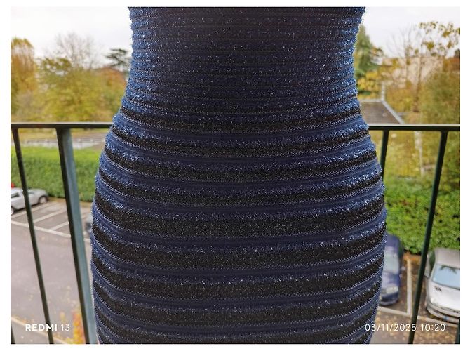 Abito Dsquared2 Blu Navy e Nero - vista 10