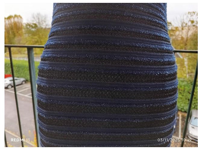Abito Dsquared2 Blu Navy e Nero - vista 4