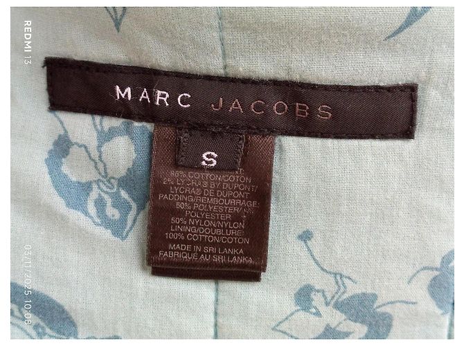 Chaqueta sin mangas Marc Jacobs beige de algodón - vista 12