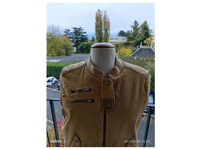 Chaqueta sin mangas Marc Jacobs beige de algodón - vista 2
