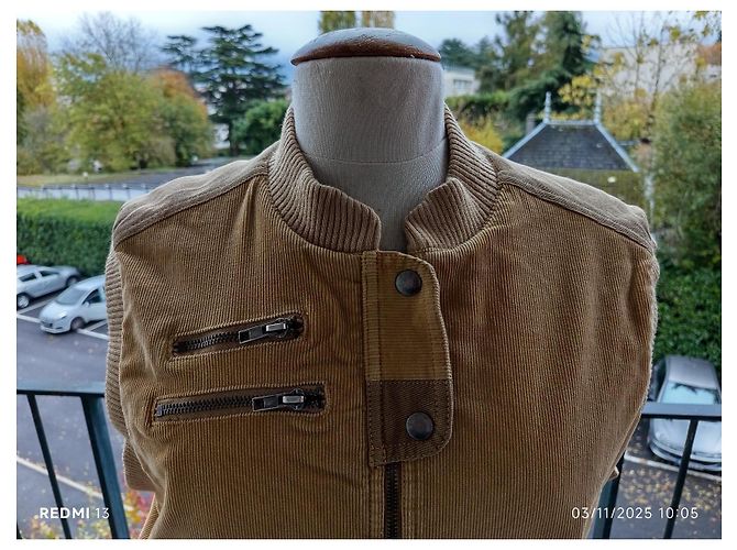 Chaqueta sin mangas Marc Jacobs beige de algodón - vista 3