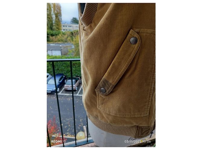 Chaqueta sin mangas Marc Jacobs beige de algodón - vista 5