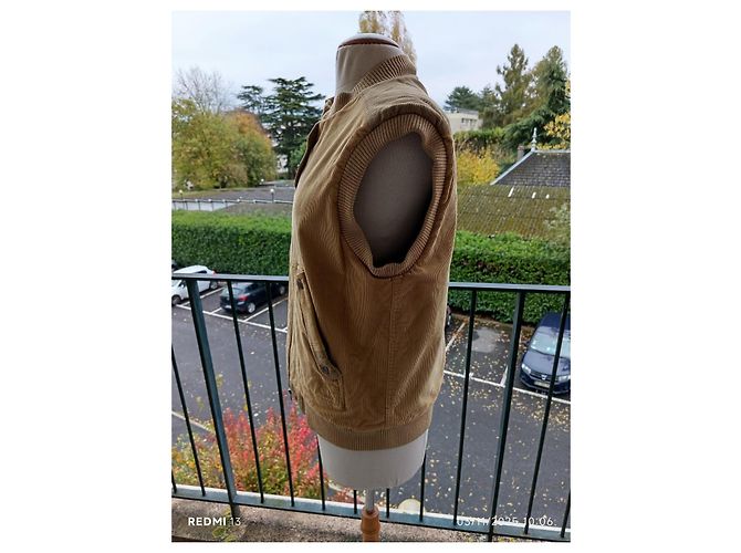 Chaqueta sin mangas Marc Jacobs beige de algodón - vista 7