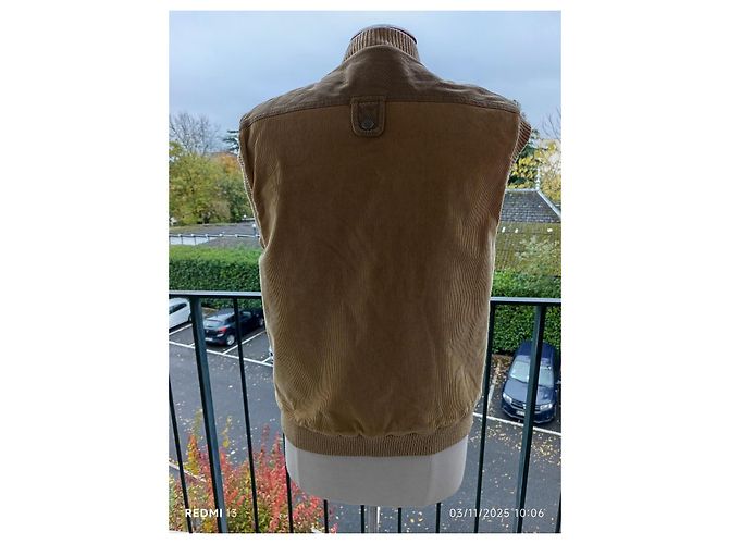 Chaqueta sin mangas Marc Jacobs beige de algodón - vista 8