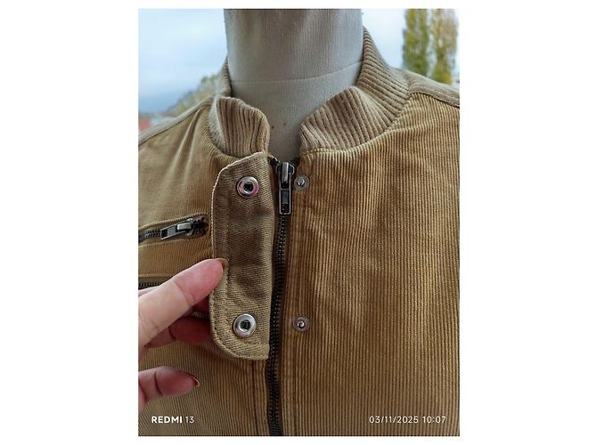 Chaqueta sin mangas Marc Jacobs beige de algodón - vista 9
