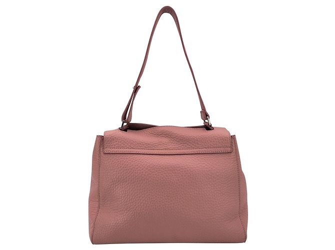 Orciani Mittlere Sveva-Handtasche aus rosa Leder, Schultertasche Pink - Ansicht 3