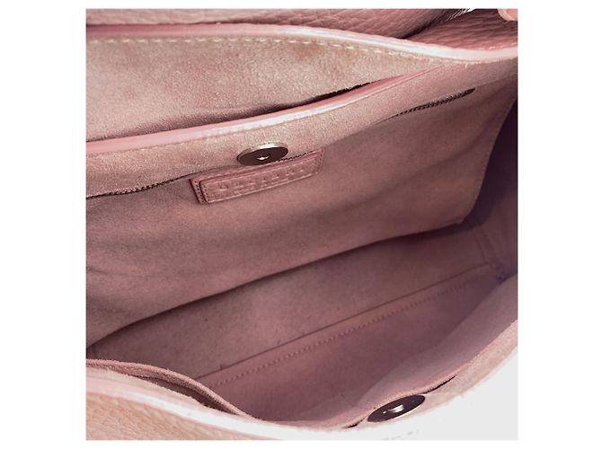 Orciani Mittlere Sveva-Handtasche aus rosa Leder, Schultertasche Pink - Ansicht 4