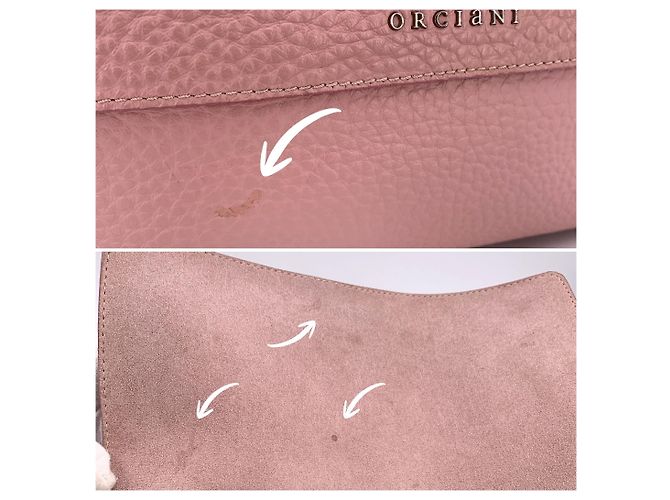 Orciani Mittlere Sveva-Handtasche aus rosa Leder, Schultertasche Pink - Ansicht 7