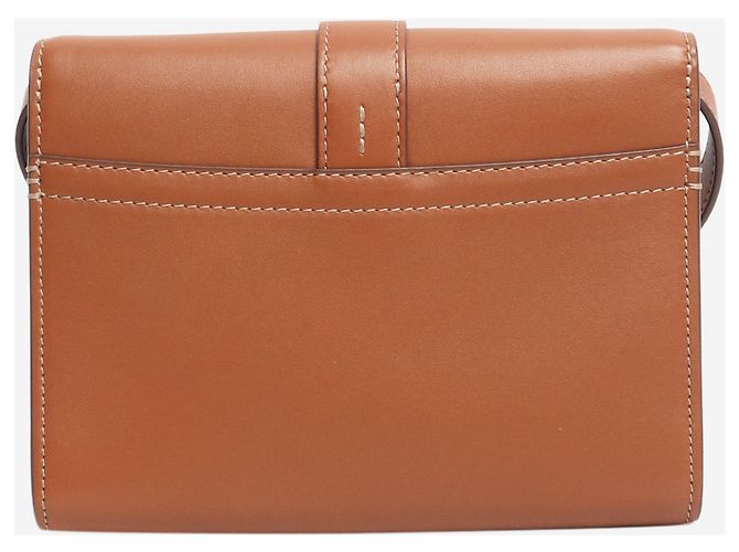 Ralph Lauren Braune Leder-Umhängetasche - Ansicht 2