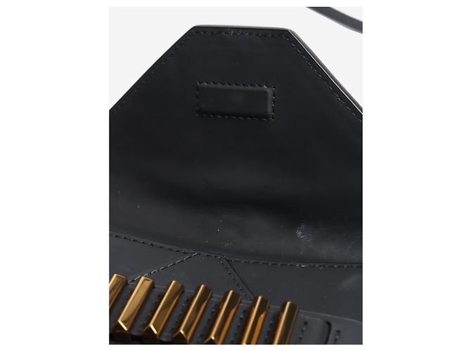 MCM Bolsa transversal preta com detalhes em zíper Preto - vista 6